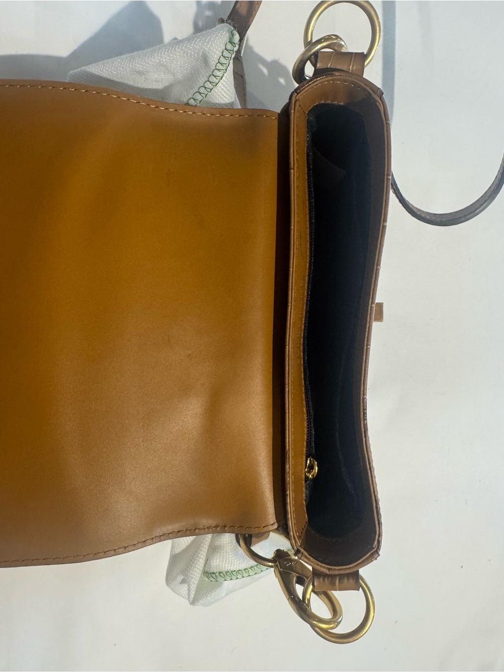 Longchamp Cavalcade croc-embossed leather shoulder bag - Picture 5 of 5